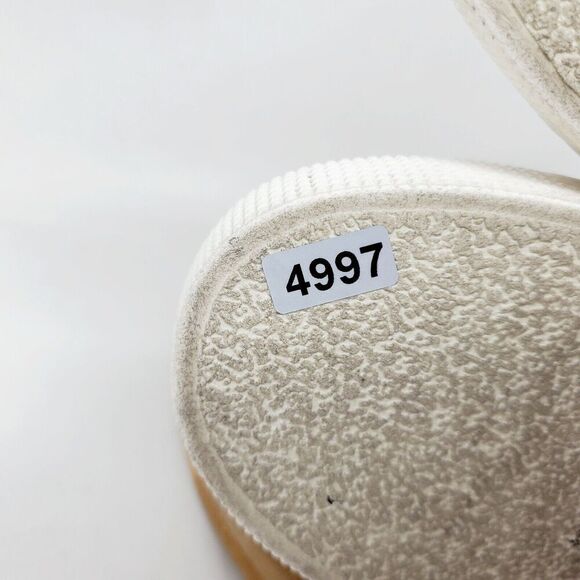 Dolce Vita Zonya Shoe Womens 8 Sneaker White Leather Wedge Double Zip High Top - Picture 13 of 13